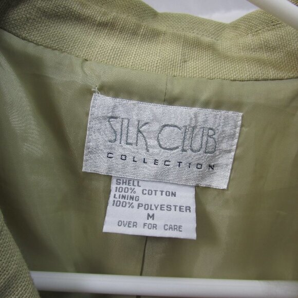 SILK CLUB COLLECTION EMBROIDERED JACKET/BLAZER M - Picture 7 of 8